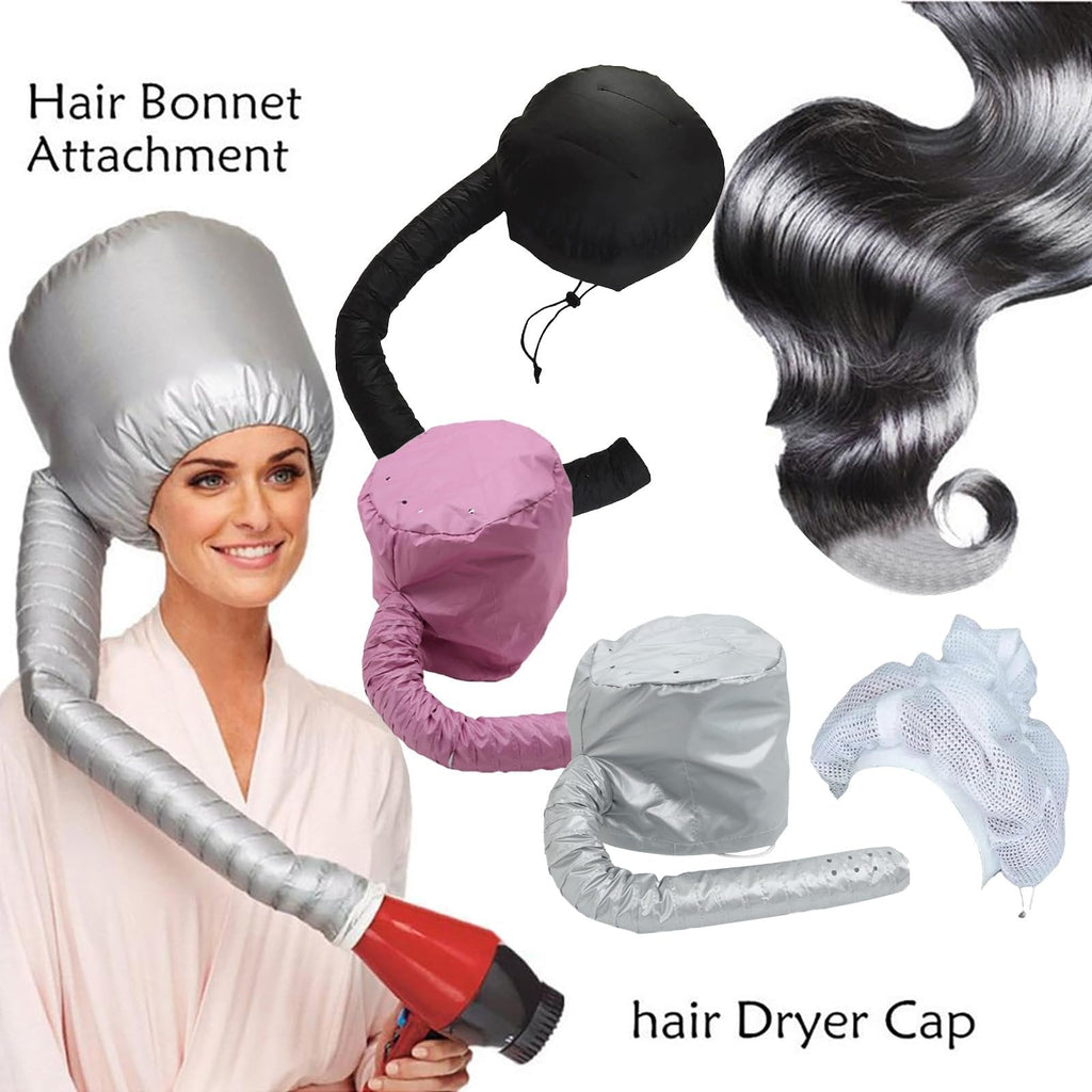 Portable Curl - Hair Bonnet Dryer Cap – Net Plopping Bonnet + Hair Dryer Cap（Save 50%）