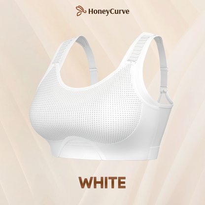 CurveCharm Pro – Soft Lift Comfort Bra – White / 30