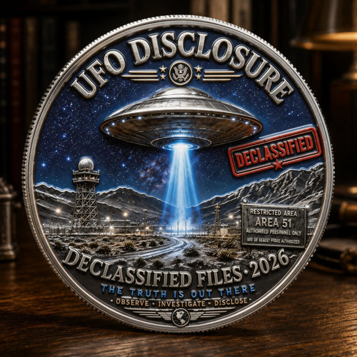 CosmicTruth - UFO Disclosure 2026 Commemorative Coin – BUY 1