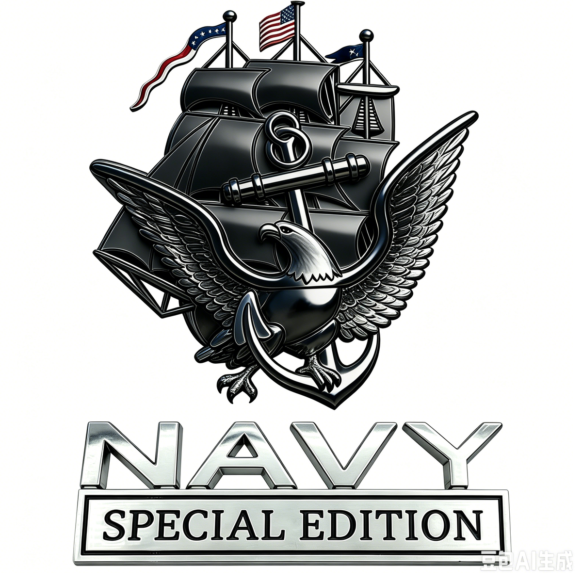 NavyHonor – Navy Veteran Metal Auto Emblem – image 19