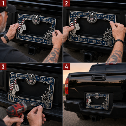 PatriotShield – U.S. Navy Heritage Sea Plate Frame – image 6
