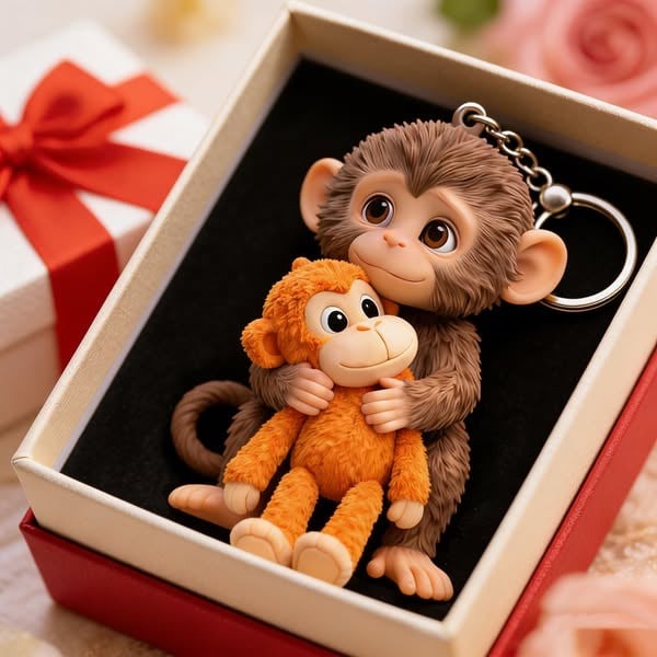 CuddleMonkey – Daily Comfort Keychain – image 2