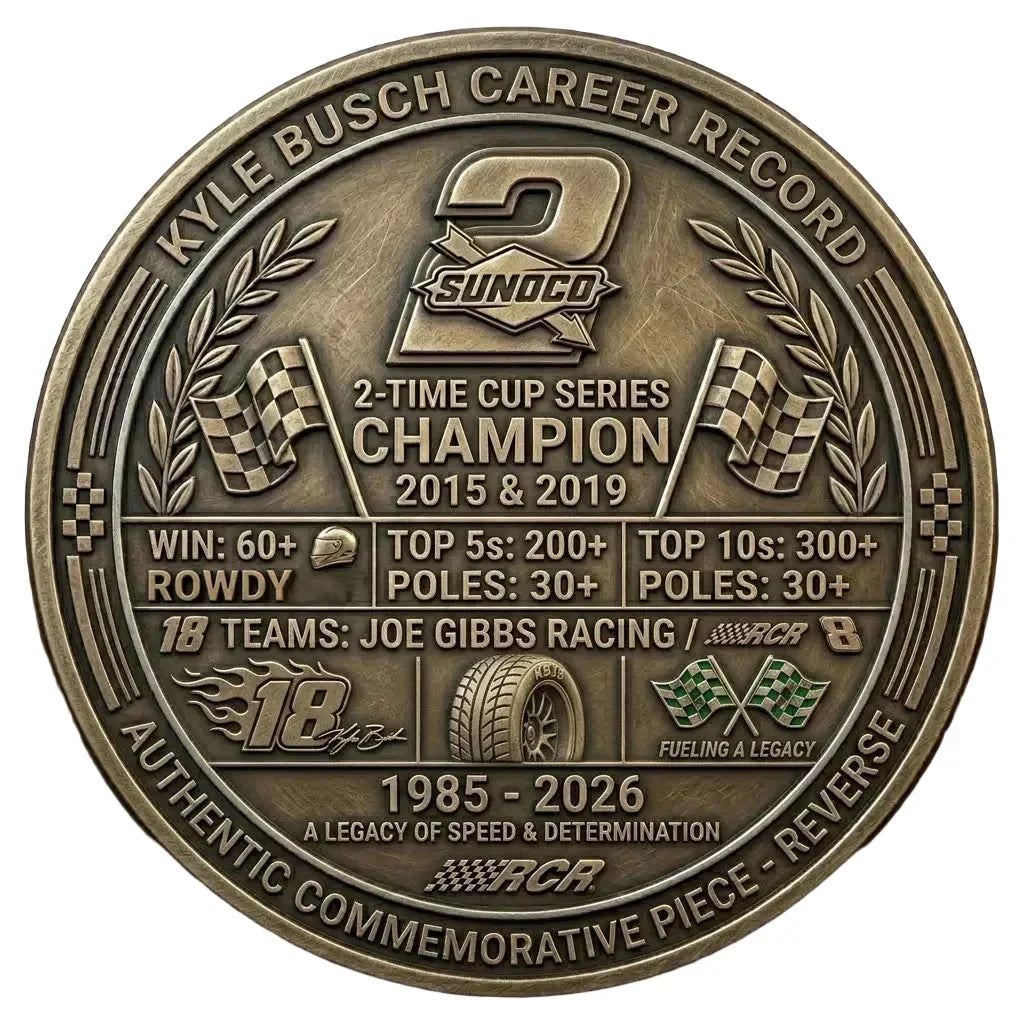 RacingRelic – Memorial Collector Coin Honoring Kyle Busch – image 4