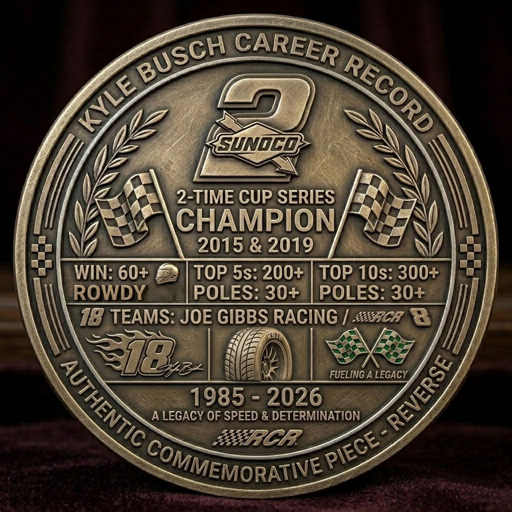 RacingRelic – Memorial Collector Coin Honoring Kyle Busch – image 2