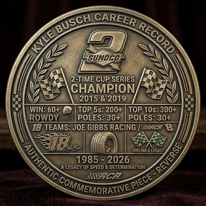 RacingRelic – Memorial Collector Coin Honoring Kyle Busch – image 2