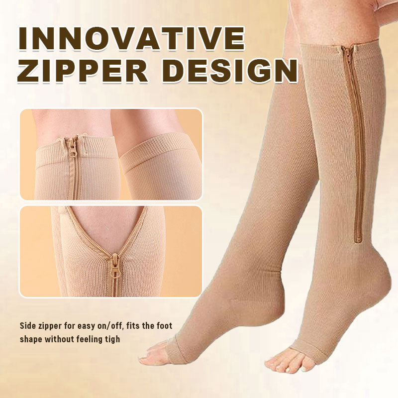 ZipFit – Sports Zipper Compression Socks – image 2