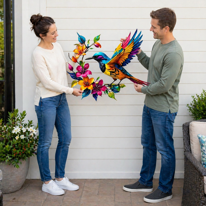 BloomForge – Hummingbird Metal Wall Art – image 21