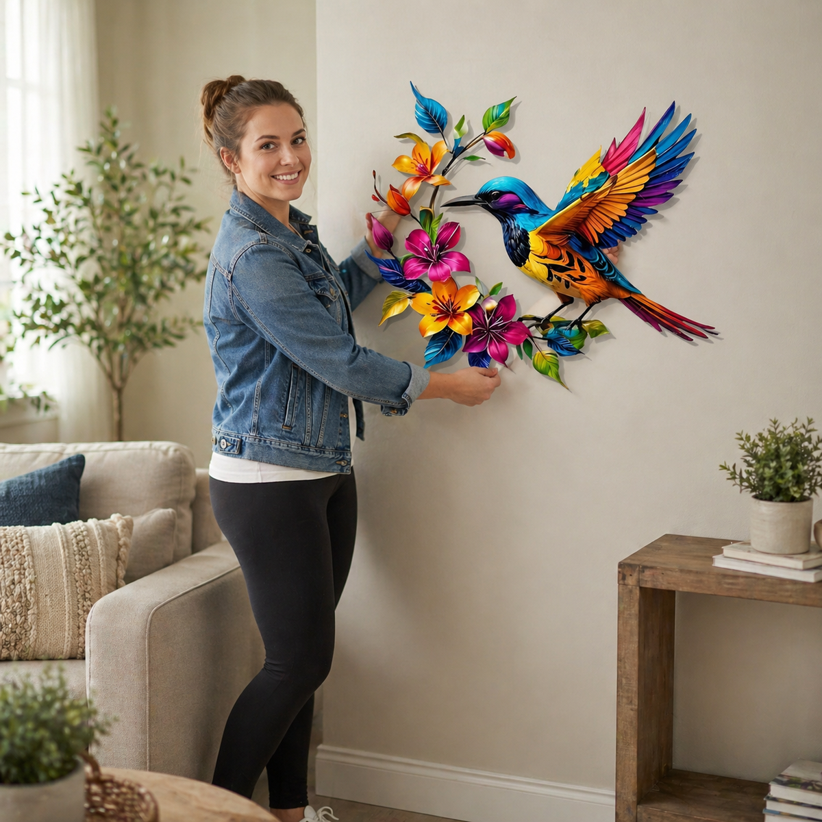 BloomForge – Hummingbird Metal Wall Art – image 16