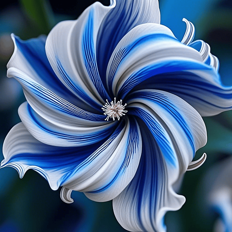 BlossomElite – Premium Double Hibiscus Seeds – Blue / 100 seeds