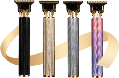 GroomX Pro – Advanced Beard & Hair Clipper – 4pcs (Gold+Black+Silver+Colored)