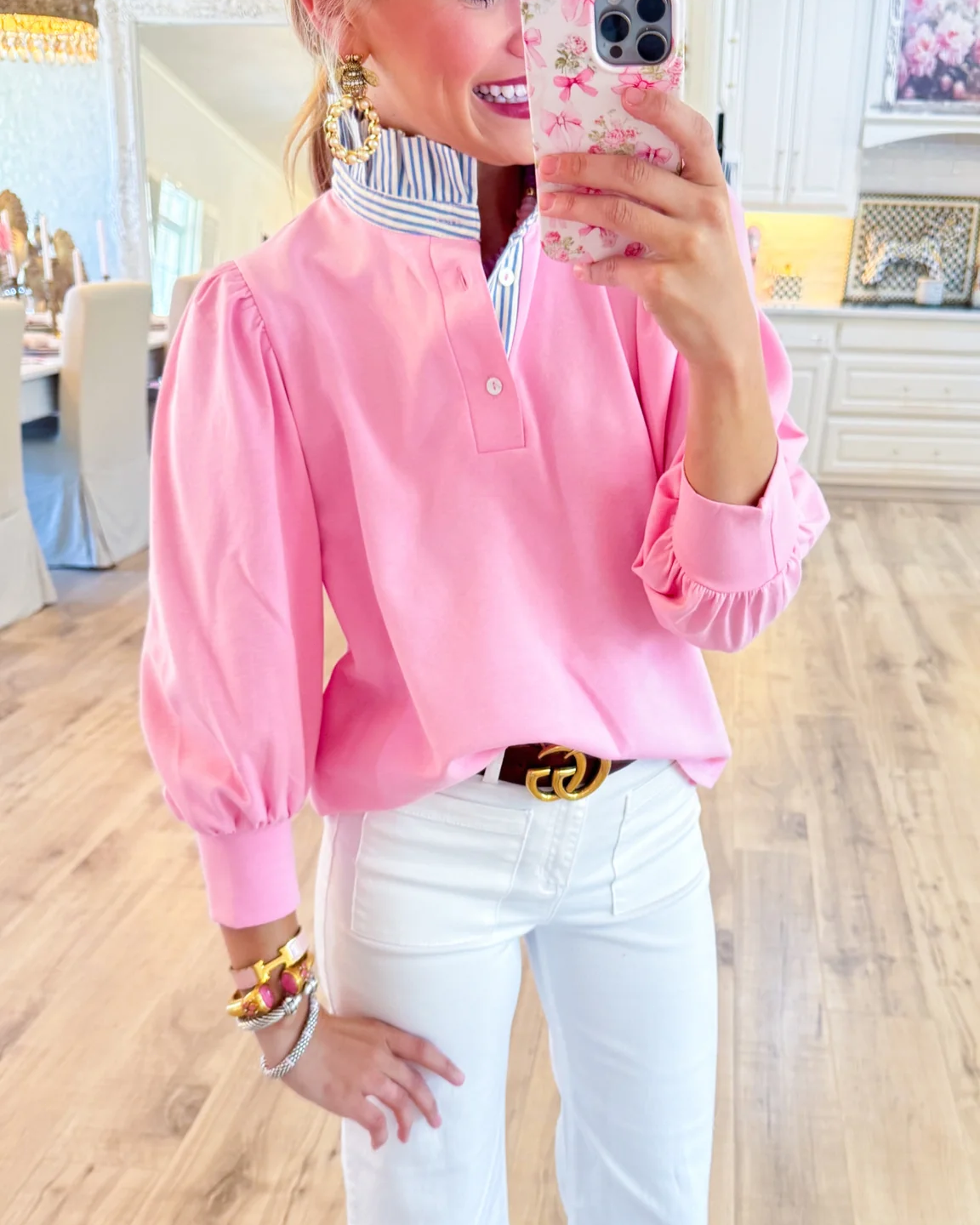 AuraLeaf – Feminine Patchwork Top – image 2