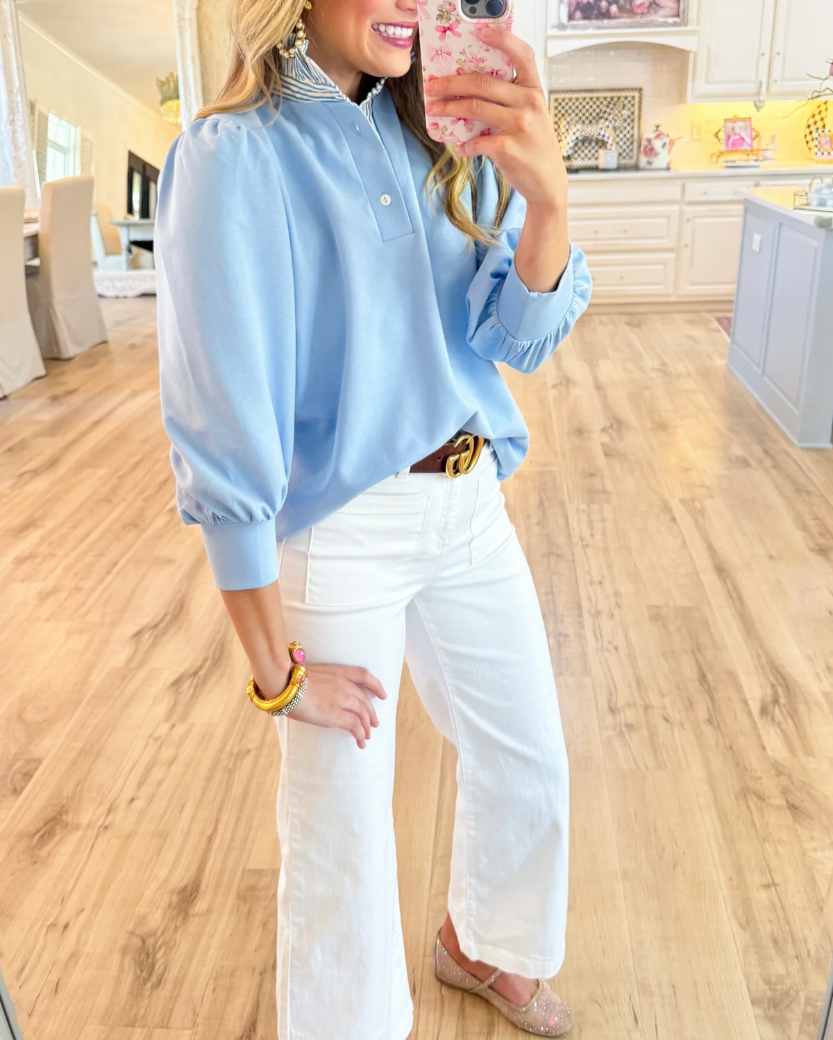 AuraLeaf – Feminine Patchwork Top – image 4