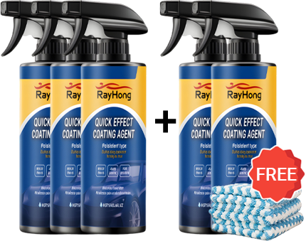 MirrorMist – Instant Shine Coating Spray – Buy 3 Get 2 Free- 5 Bottles