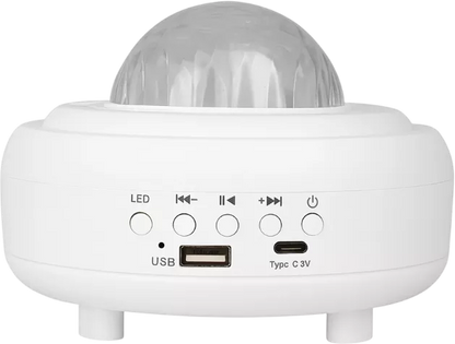 NebulaBloom – Aurora Galaxy Projector – White