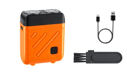 TrimPro – Mini Electric Shaver for Men – orange-black / Shaver only / Buy 1