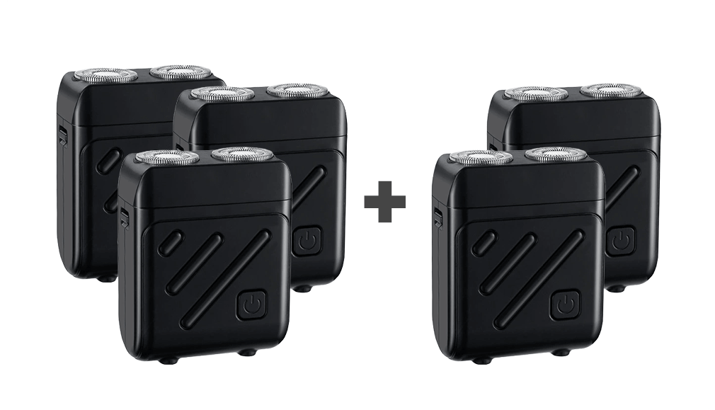 TrimPro – Mini Electric Shaver for Men – Black / Shaver only / Buy 3 get 2 free