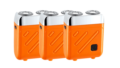 TrimPro – Mini Electric Shaver for Men – Orange-silver / Shaver only / Buy 2 get 1 free