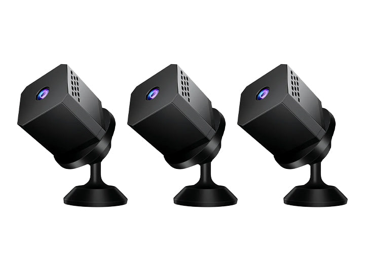 NightGuard – Mini HD Smart Security Camera – Black / Standard package / Buy 3