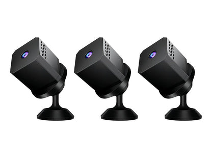 NightGuard – Mini HD Smart Security Camera – Black / Standard package / Buy 3
