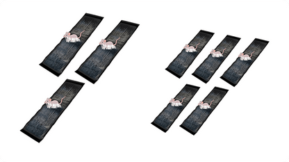 CatchMax – Mouse Trap Mat – Black / Extra-Large Rodent-Specific  Sticky Trap Upgrade (1.2m × 27cm) / Buy 3 get 5 free (8 pieces)