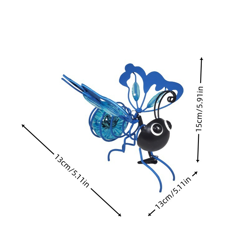 Sunlit Hive – Hanging Bee Light Set – Blue
