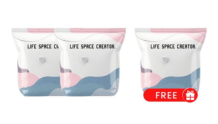 VacuFlex – No-Pump Closet Organizer Bags – 70*50*30cm / Buy 2 Get 1 Free