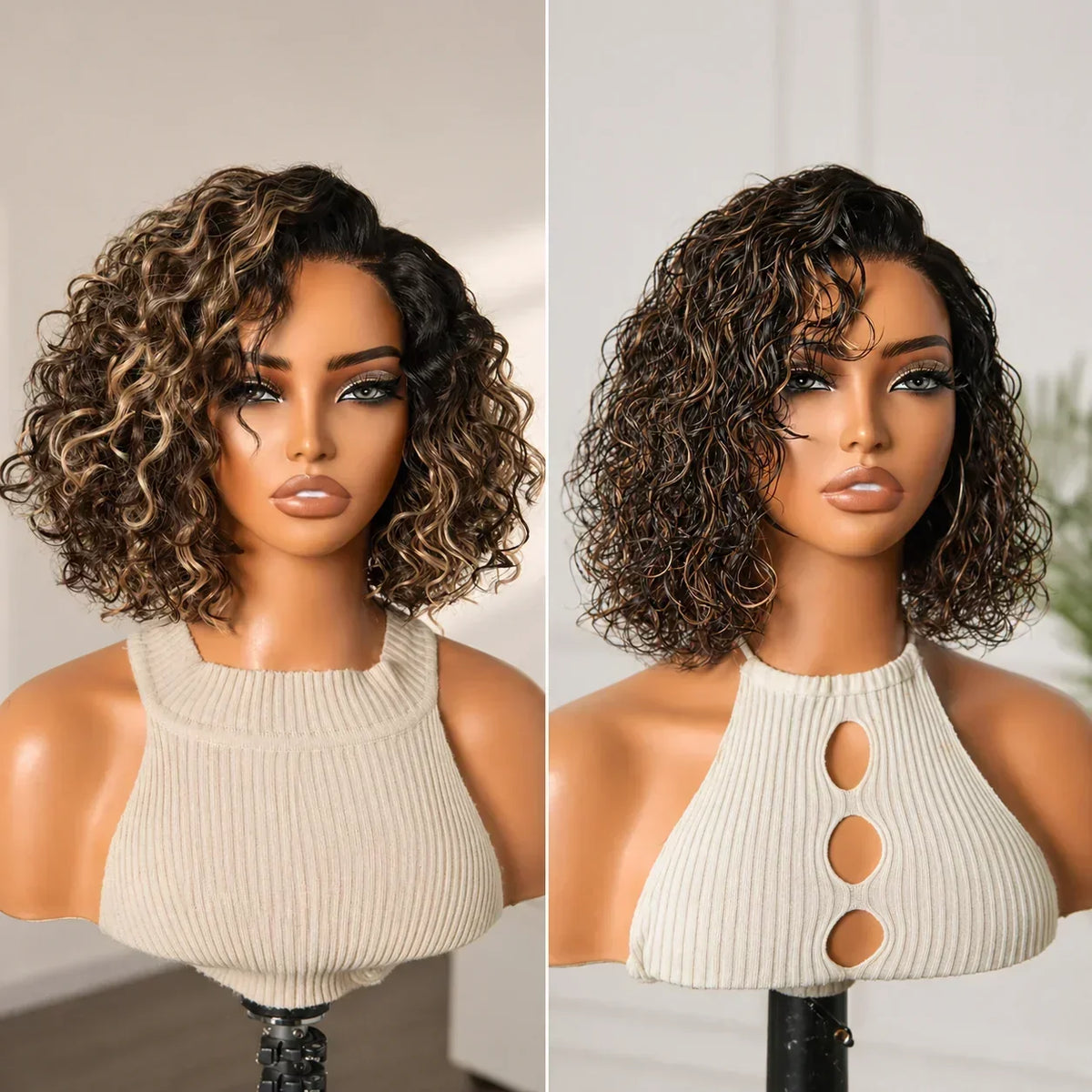 CurlLuxe – Ready-to-Go Glueless Curly Bob Wig – image 11
