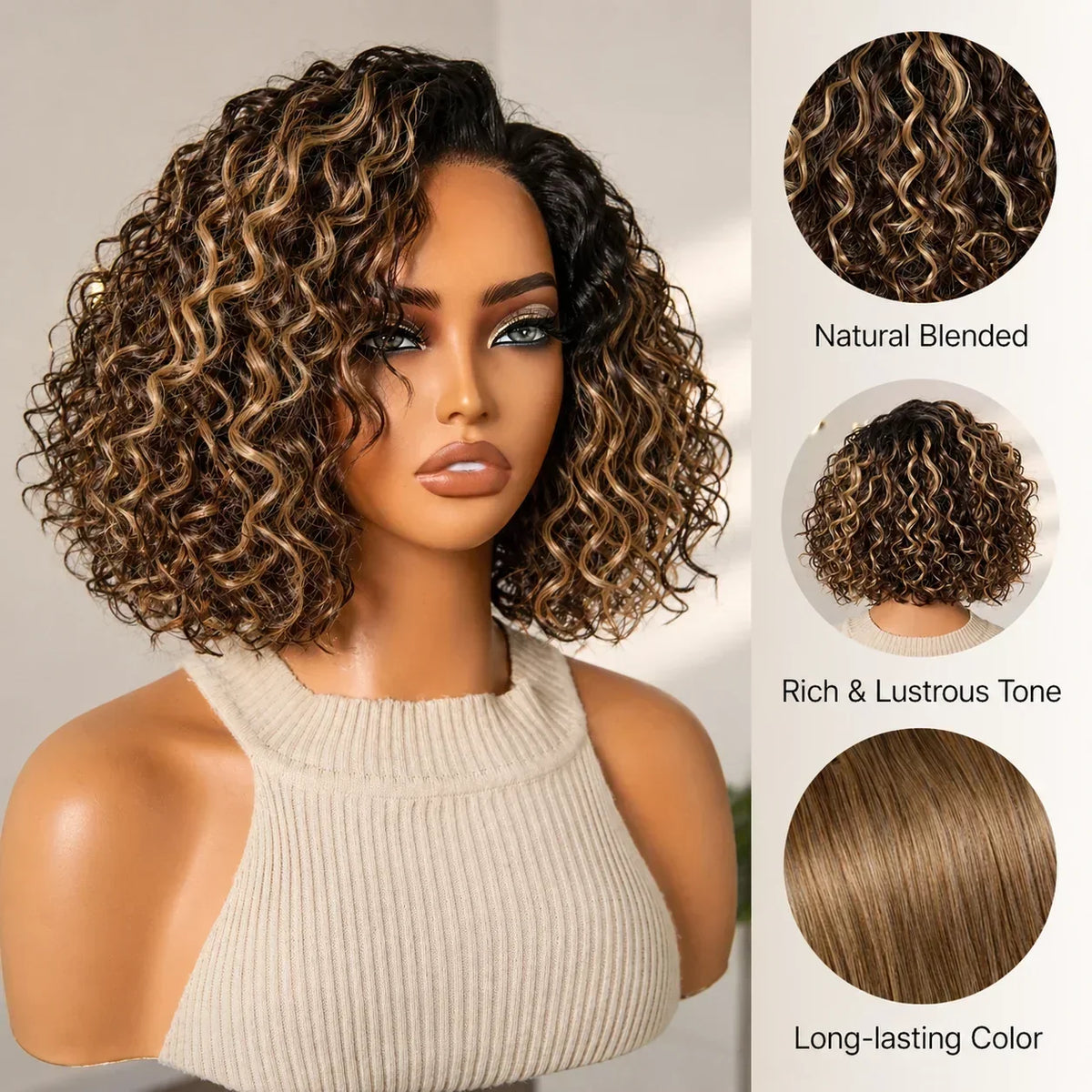 CurlLuxe – Ready-to-Go Glueless Curly Bob Wig – image 12