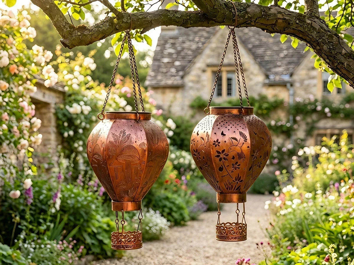 GlowBalloon – Solar Hot Air Lantern – Hummingbird+Mushroom