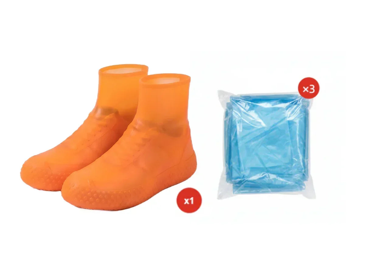 StormShield – Waterproof Shoe Cover – Orange / Children / Only Shoe Cover