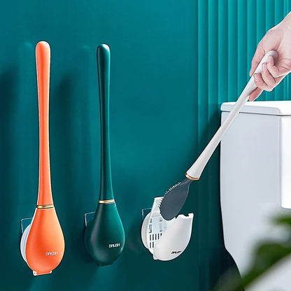 CleanFlow – Flexible Silicone Toilet Brush Set – Dark green / Buy 1 Get 30% OFF