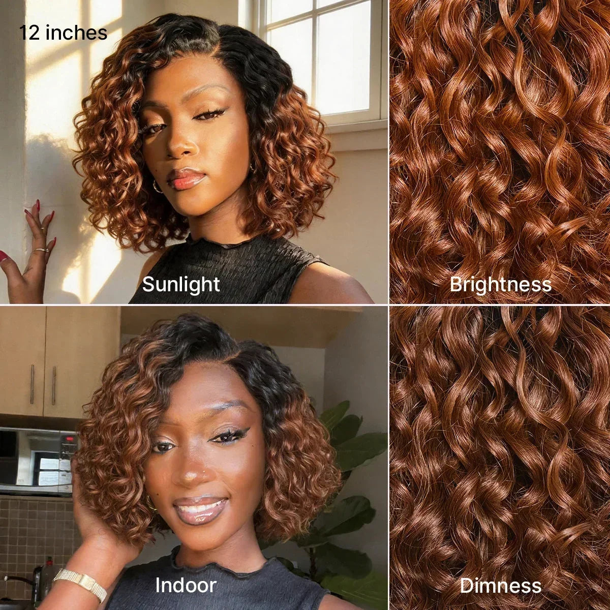 CurlLuxe – Ready-to-Go Glueless Curly Bob Wig – image 4