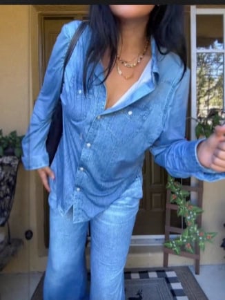 Denim Drift - Soft Cloud Pajama Set – image 8