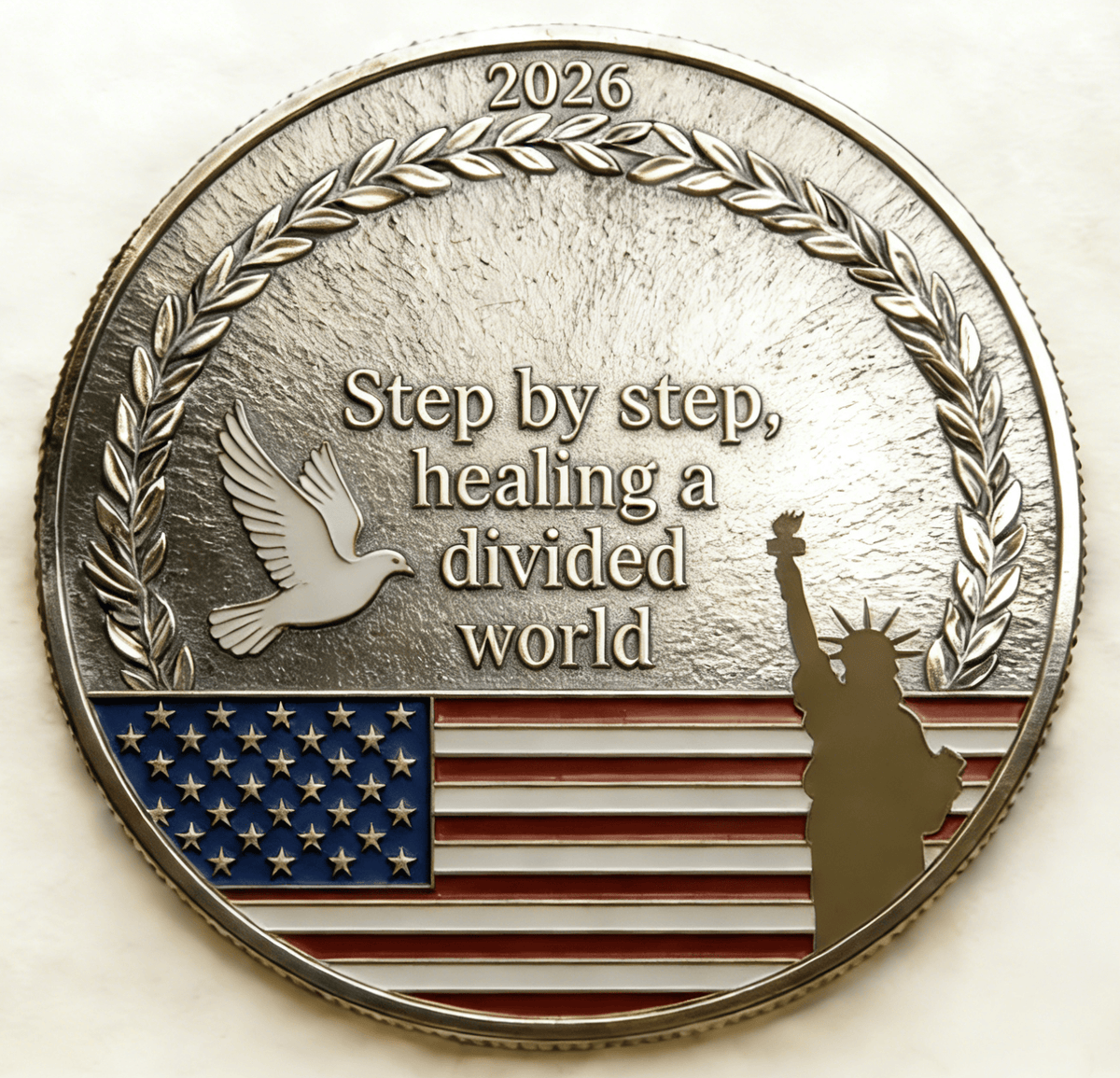 2026“Journey of Peace Mission”Commemorative Coin – image 2