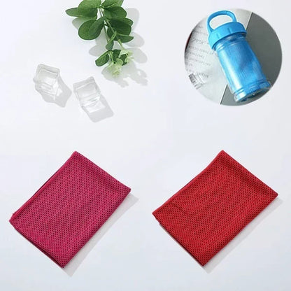 ChillWrap – Rapid Cooling Towel – Rose / Red