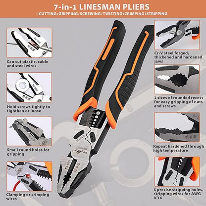 GripMaster – Heavy Duty Multi-Function Lineman Plier – image 11