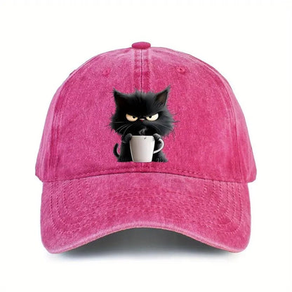 PurrStyle – Fashionable Cat Hat Edition – Rose red
