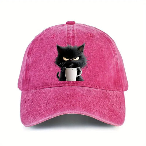 PurrStyle – Fashionable Cat Hat Edition – Rose red