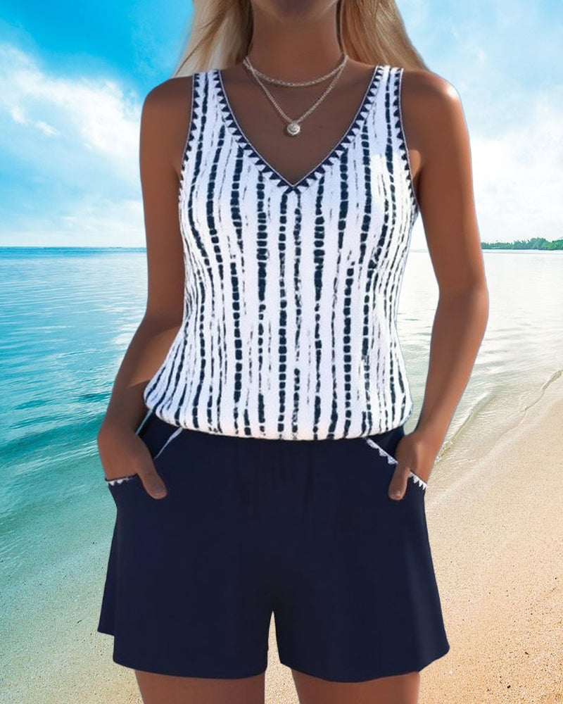 CoastalEase Tankini – Vacation Swimwear – image 4