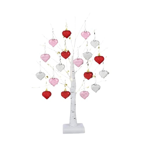 LumiBloom – Heart-Adorned LED Birch Table Decor – image 2