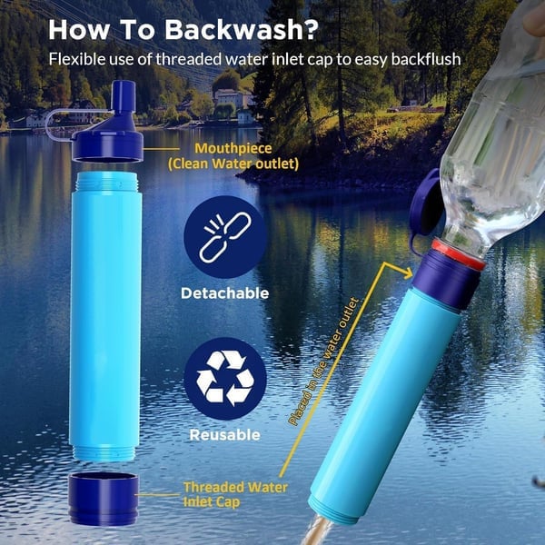 PureSip – Compact Survival Water Filter – image 2