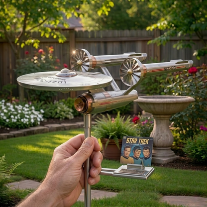 Star Trek USS Enterprise NCC-1701 Garden Wind Spinner – image 2