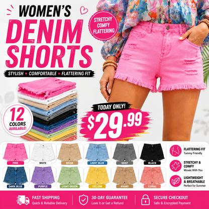UrbanEase – Women’s Casual Denim Shorts – image 2