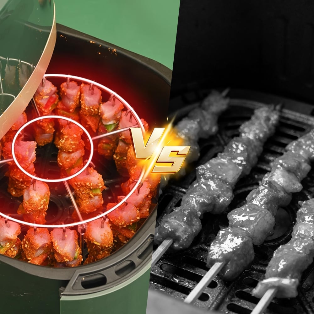 BBQStack Elite – Air Fryer Skewer Stand – image 6