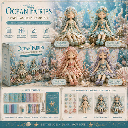 FairyStitch – Patchwork DIY Craft Collection – Ocean Fairies / Buy 1