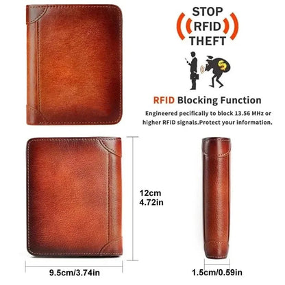 LumeVault – Premium Top-Grain Leather Security Wallet – image 2