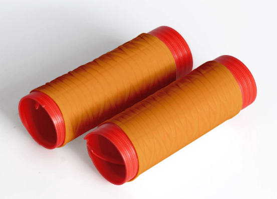 AirCushion Grip – Anti-Fatigue Bike Handles – Orange / Handlebar Covers (1 Pair)