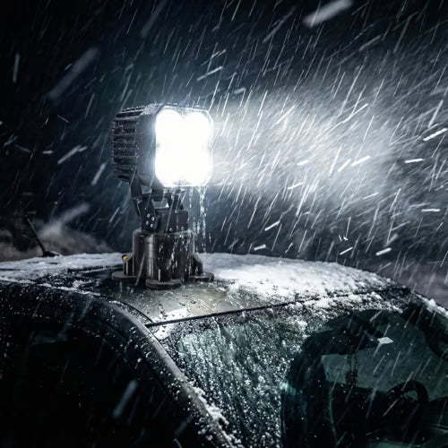 Motorized Remote Control Laser LED Searchlight – image 4