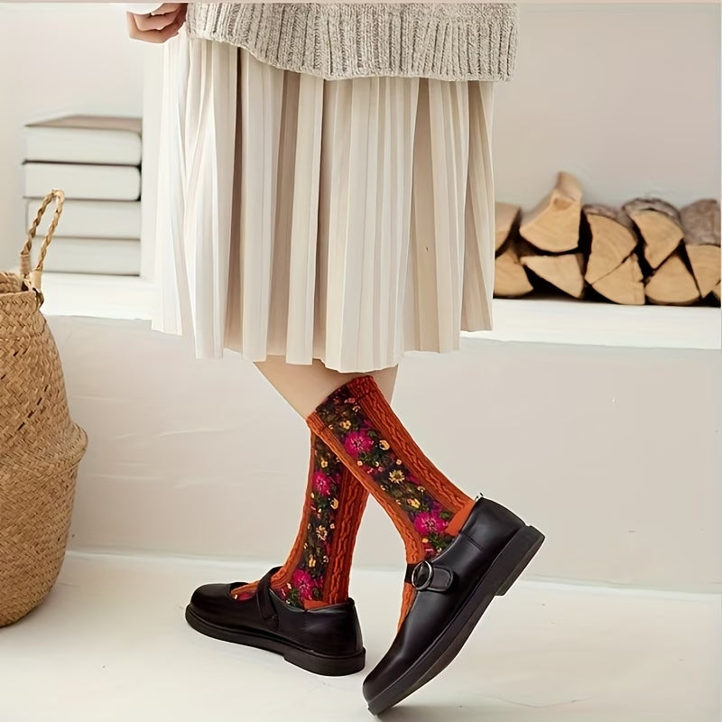 LumeFlora – Soft Cotton Embroidered Flower Socks – image 16