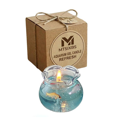 BubbleTide – Mesmerizing Ocean Candle – 1 Set (Candle + Gift Box)